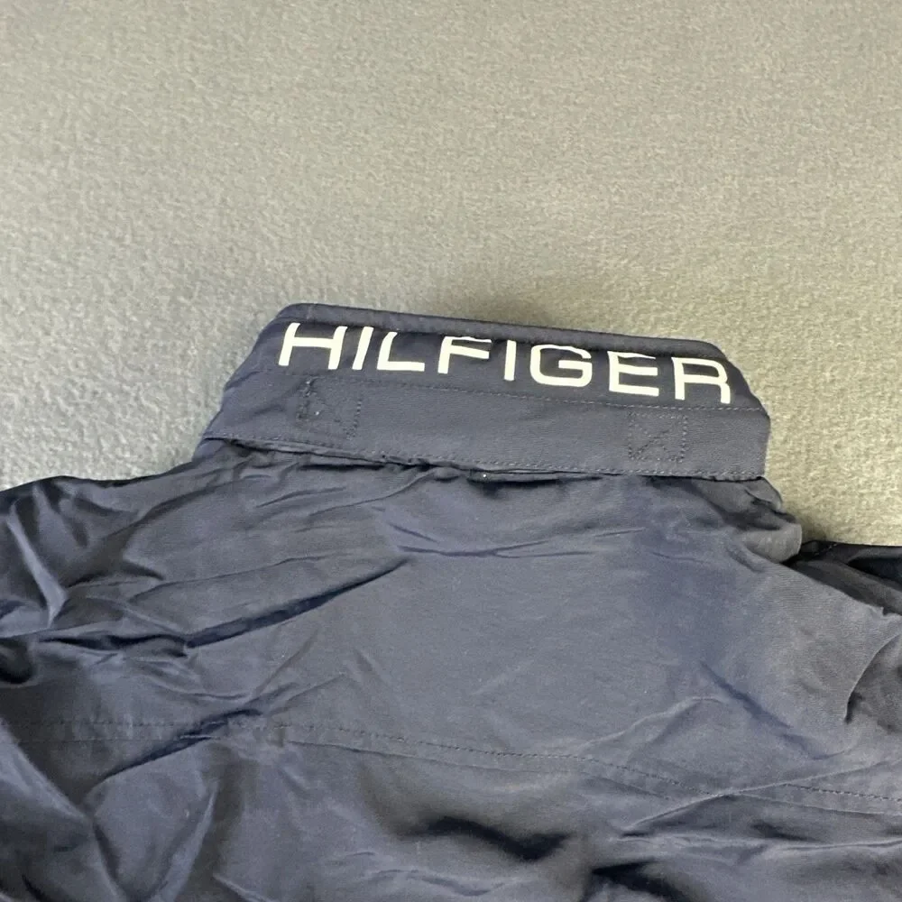 Tommy Hilfiger Boys Lightweight Jacket Blue Size Medium 8-10 Hidden Hood